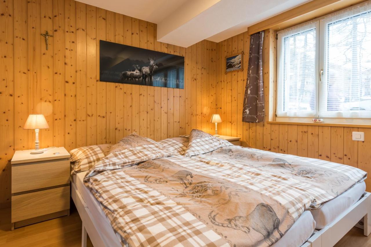 Haus Alpenblick Apartment Saas-Grund Bagian luar foto